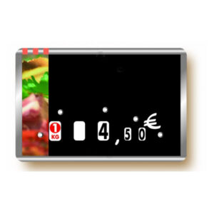 Etiquette : Métallic Charcuterie Traiteur neutre - 7x10 cm (avec roulettes)