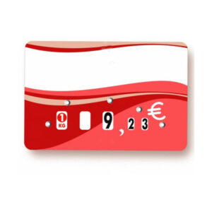 Etiquette : Evasion Charcuterie Traiteur neutre - 7x10 cm (avec roulettes)