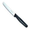 Couteau Steak & Tomate bout rond manche Noir (Victorinox)