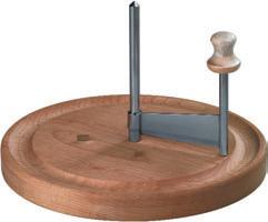 Girole à fromage originale - socle bois