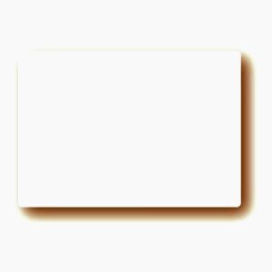 Etiquette : Blanche neutre - 6x8 cm