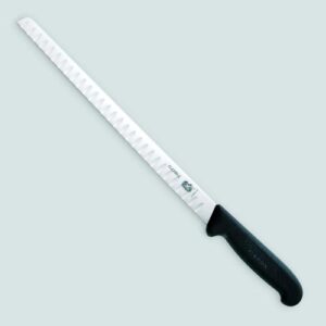 Couteau Saumon & Jambon 30 cm manche Noir (Victorinox)
