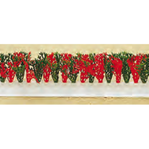 Barrette Cyprès vert et rouge 250 mm (Boîte de 12)