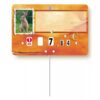 Etiquette : Paprika Lapin neutre - 8x12 cm (avec roulettes & pique inox)