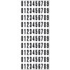 Planche de 500 chiffres adhésifs - 10 mm