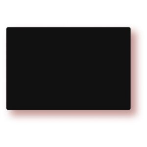 Etiquette : Noire neutre - 8x12 cm