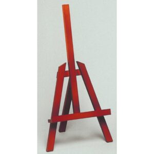 Chevalet : Transat en bois vernis - 25x50 cm