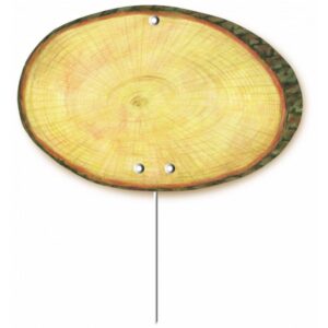 Etiquette : Rondin neutre - 6x9,5 cm