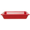 Plat grès Rouge cerise 345x325x65 mm - Gastronorm 2/3 - 3.4 L (Emile Henry)