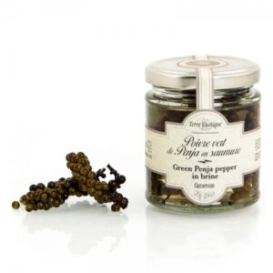 Poivre vert de Penja en saumure origine Cameroun - 30 g (Terre Exotique)
