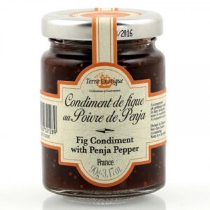 Condiment de figue au poivre de Penja, 90 g (Terre Exotique)