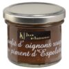 Confit d'oignons rouges au piment d'Espelette - 150 g (Jean d'Audignac)