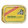 Sardines א l'huile d'olive vierge, citron 1/6 - 115 g (Mouettes d'Arvor)