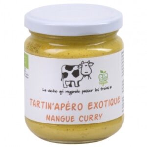 Tartin'Apיro Exotique Mangue curry bio - 190 g (La vache qui regarde passer les trains)