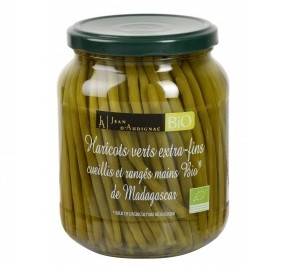 Haricots verts extra-fins BIO cueillis et rangיs mains - 72 cl (Jean d'Audignac)