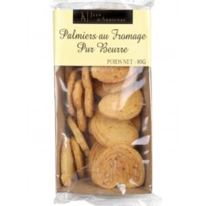 Palmiers pur beurre au Fromage - 80 g (Jean d'Audignac)