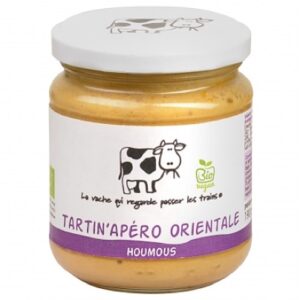 Tartin'Apיro orientale houmous bio - 190 g (La vache qui regarde passer les trains)