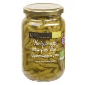Haricots verts extra-fins BIO - 37 cl (Jean d'Audignac) Lיgumes cultivיs en France