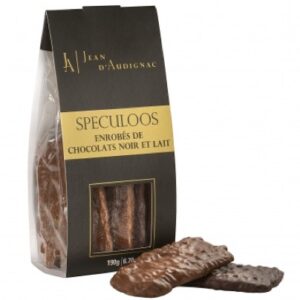 Speculoos enrobיs chocolat noir et lait - 190 g (Jean d'Audignac)
