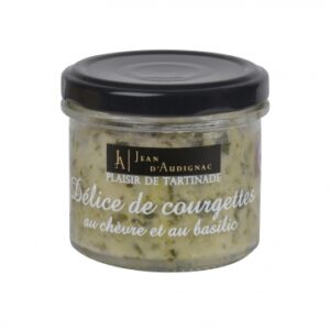 Délice de Courgettes au chèvre et au basilic - 90 g (Jean d'Audignac)