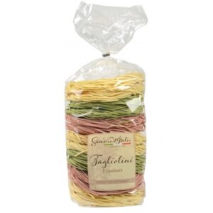 Tagliolini tricolore aux oeufs italiennes - 500 g (Saveurs d'Italie)