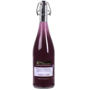 Limonade artisanale Mûre Cassis - 75 cl (Jean d'Audignac)