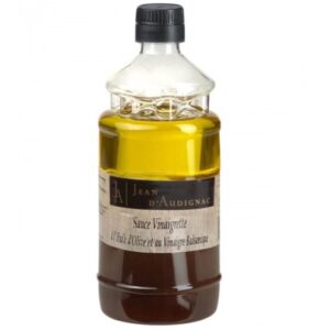 Shaker vinaigrette huiles d'Olive & Tournesol, vinaigre Balsamique - 50 cl (Jean d'Audignac)
