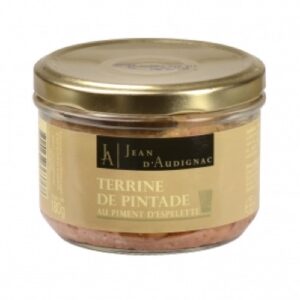 Terrine de Pintade au piment d'Espelette - 180 g (Jean d'Audignac)