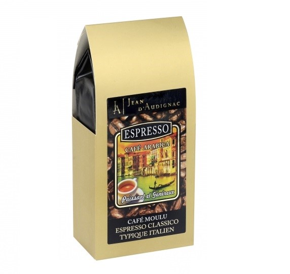 Café expresso Italien moulu - 250 g (Jean d'Audignac) 1 Café expresso Italien moulu - 250 g (Jean d'Audignac)