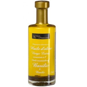 Huile d'olive Saveur Basilic - 25 cl (Jean d'Audignac)