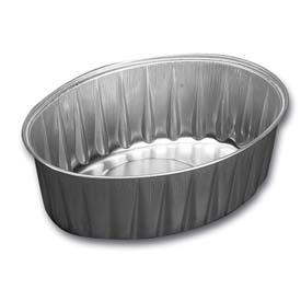 Barquette aluminium RO251 (x100) - 122x89x40 - 260 ml