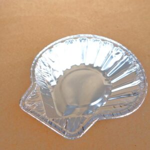 Barquette aluminium CO10 (x100) - 126x123x20 mm - 120 ml