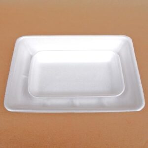 Barquette polystyrène blanc - 73P - 220x135x24 mm