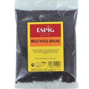 Moutarde brune grain - 100 g (Espig)