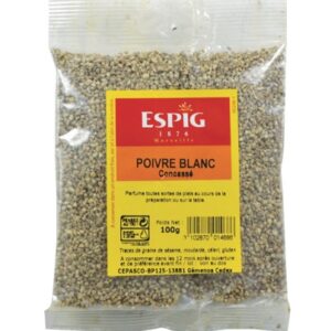 Poivre blanc concassי - 100 g (Espig)