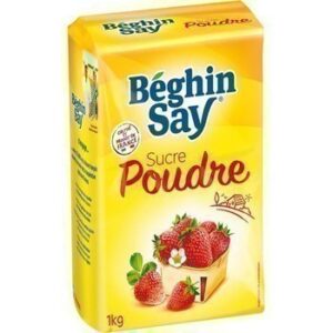Sucre en poudre - 1 kg (Beghin Say)
