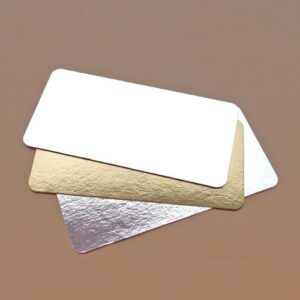 Cartonnette Or & Argent - 620g - 100x200 mm (x100)