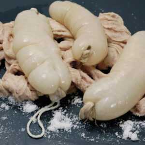 Porc 60+ - boyaux chaudin de 24 cm attaché au sel sec