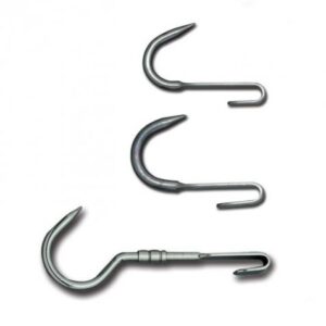 Crochet Ø 12x140 mm encoche ouverte pour barre de 15 mm - charge max 230 kg