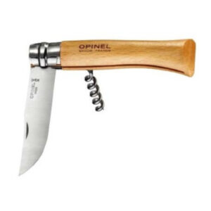 Couteau Tire-Bouchon 10 cm manche hךtre (Opinel)