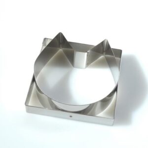 Découpoir Inox Tête de Chat - 110x110 mm