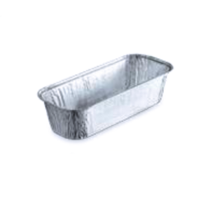 Barquette aluminium MO600-53 (x100) - 206x85x50 mm - 550 ml