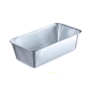 Barquette aluminium MO1600 (x100) - 247x132x68 mm - 1640 ml