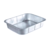 Barquette aluminium PG3500 - hauteur 60 mm - 322x262 - 3600 ml