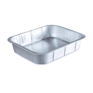 Barquette aluminium PG3500 - hauteur 60 mm - 322x262 - 3600 ml