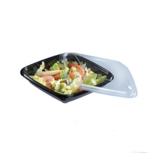 Barquette Fraîcheur CRUDIPACK Noir 750 g - 190x190x40 mm (x70)