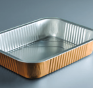 Barquette aluminium PL3500 CUIVRE (x172) - 312x244x60 mm - 3380 ml