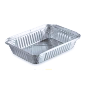 Barquette aluminium BO900 (x100) - 218x155x38 mm - 910 ml