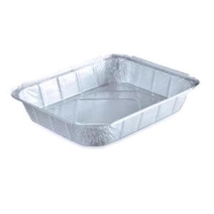 Barquette aluminium BO3000 (x50) - 321x261x50 mm - 3240 ml