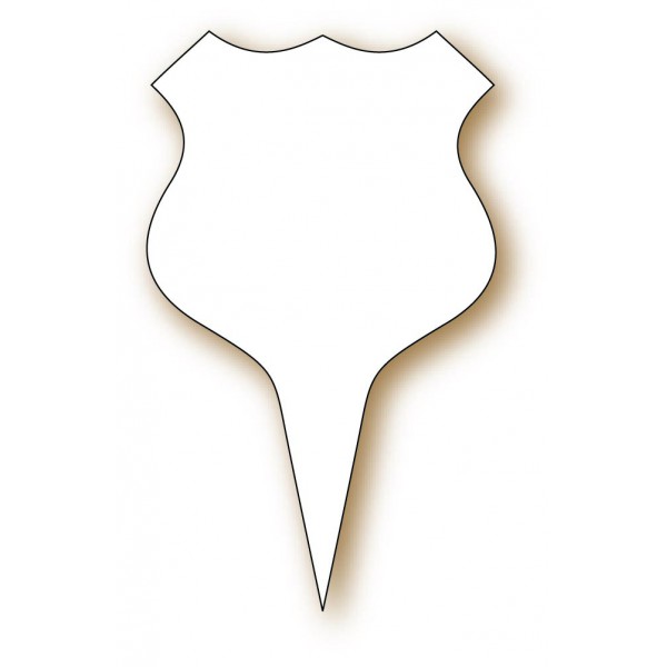 Etiquette : Ecusson blanc - 3,5x3,5 cm (pique plastique) (x100) 1 Etiquette : Ecusson blanc - 3,5x3,5 cm (pique plastique) (x100)